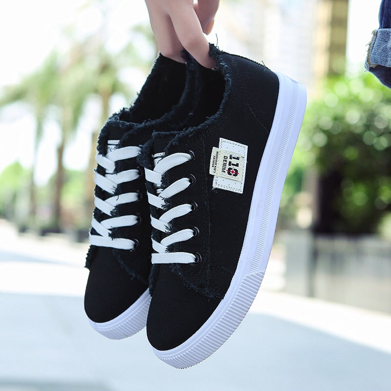 Canvas Shoes for Women, Autumn 2026 New Model, Women's Shoes for Spring and Summer, White Sneakers, Student Sports Flat Shoes, Skate Shoes