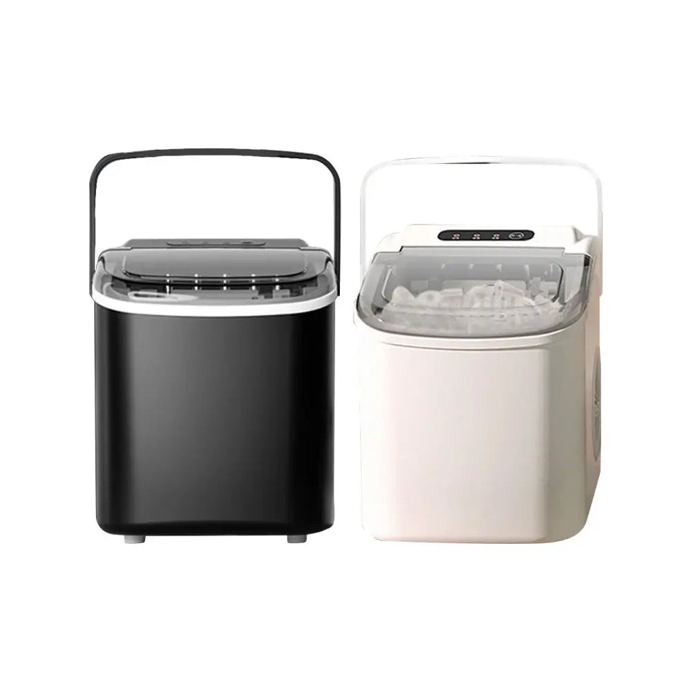 Self-Contained Home Ice Maker Stainless Steel Series Cube Ice Maker Mini Portable Ice Maker