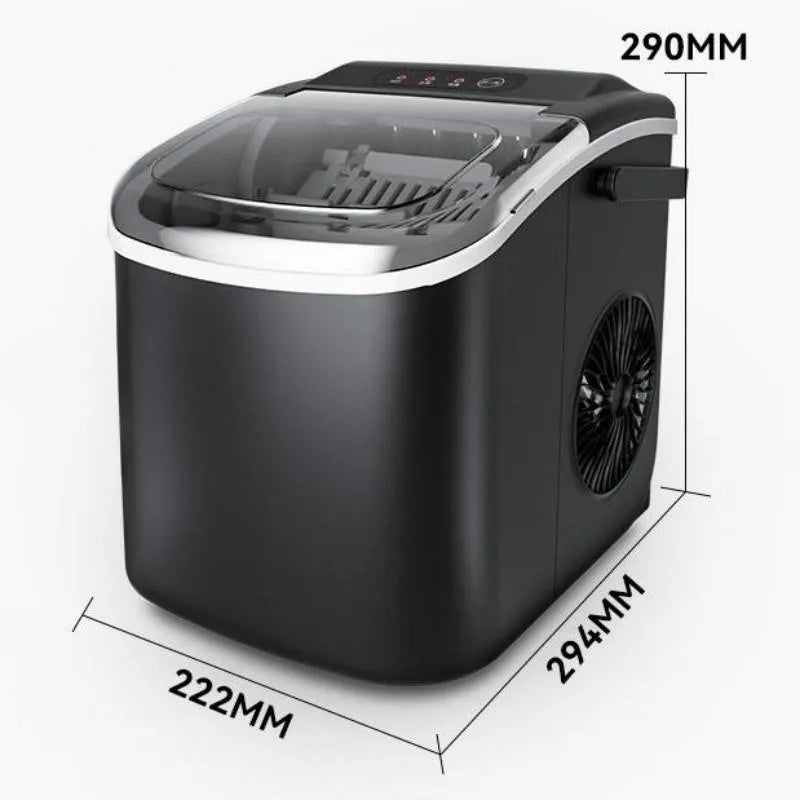 Self-Contained Home Ice Maker Stainless Steel Series Cube Ice Maker Mini Portable Ice Maker