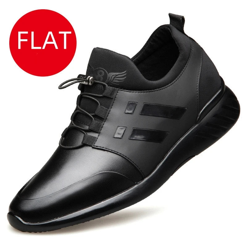 Custom Logo High Quality Breathable Running Shoes Men Casual Fashion Sneakers 8 cm Big Size GYM Trainer Footwear