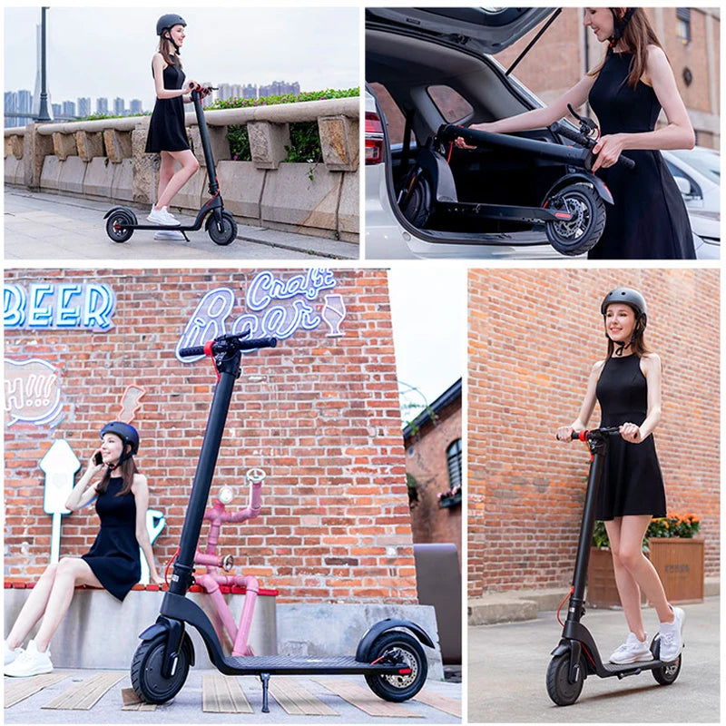 KIXIN 250W X7 Electric Scooter Skateboard Mini Foldable Patinete Electrico Adult Smart E Scooter With Battery Detachable