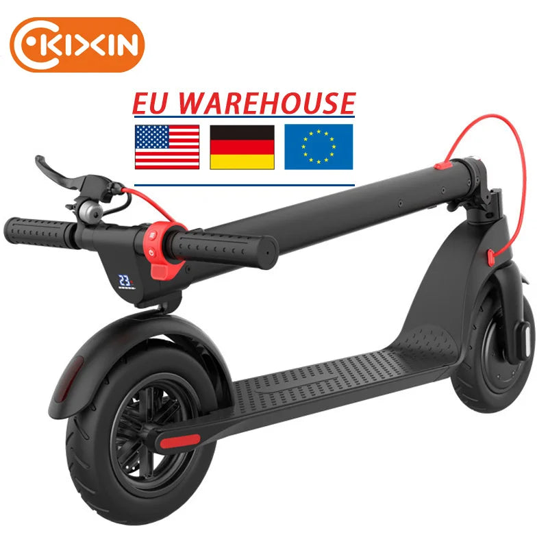 KIXIN 250W X7 Electric Scooter Skateboard Mini Foldable Patinete Electrico Adult Smart E Scooter With Battery Detachable