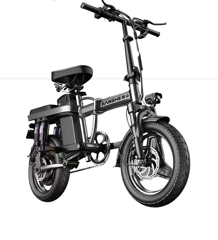 Folding Mini Electric Bicycle with 48V Lithium Battery and Rear Hub Motor
