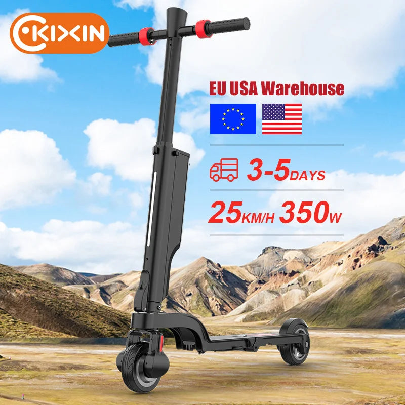 Christmas Gift Batria 250w Motor Detachable Battery X6 E-scooter Folding Mini Electric Skateboard Kick Scooter for Adult