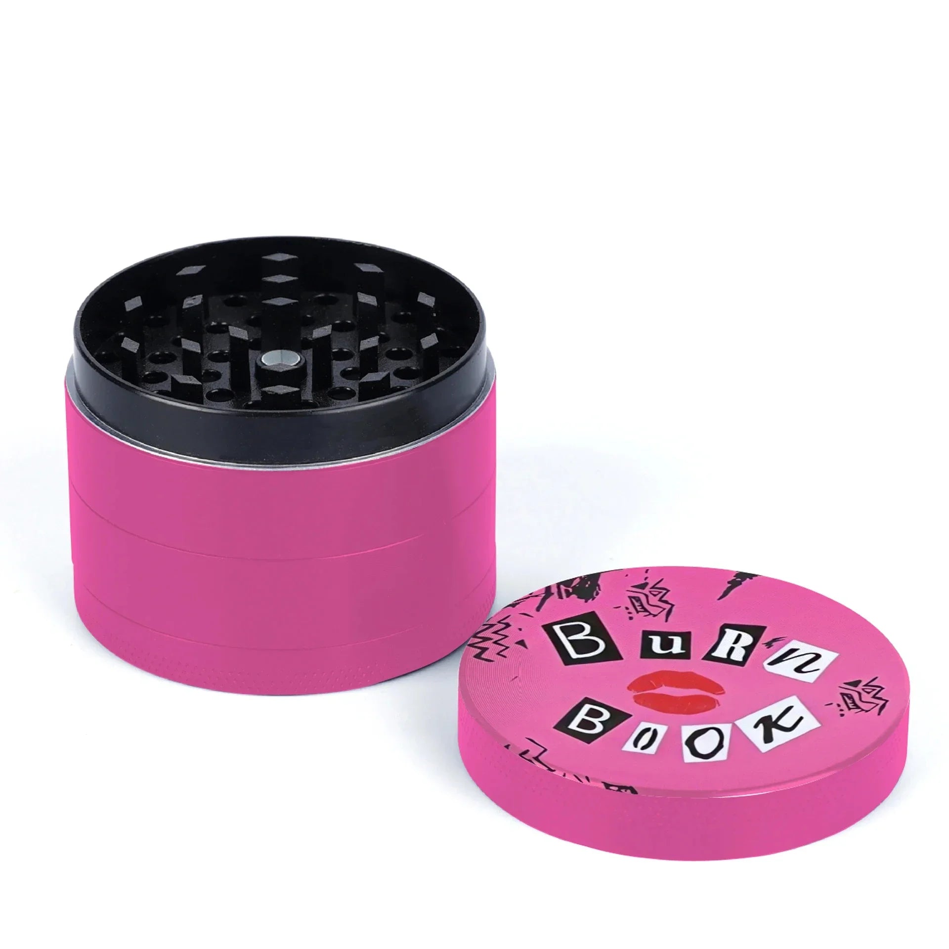 1/2 Pieces Burn Book Combo Rolling Tray and Metal Grinder 2inch