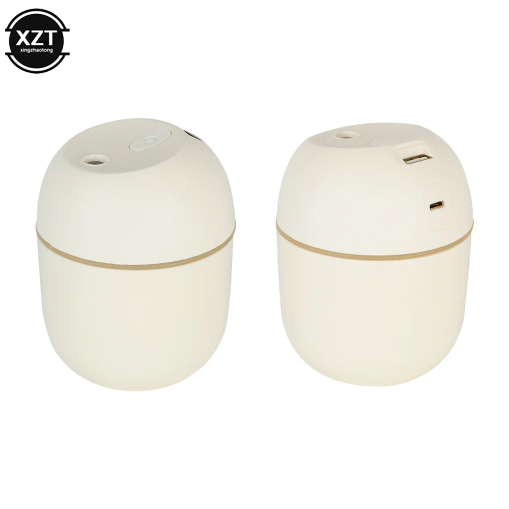 220ml USB Humidifier Atomizer Aroma Oil Diffuser Mute Air Humidifier with Night Lamp for Car Bedroom Cool Mist Sprayer