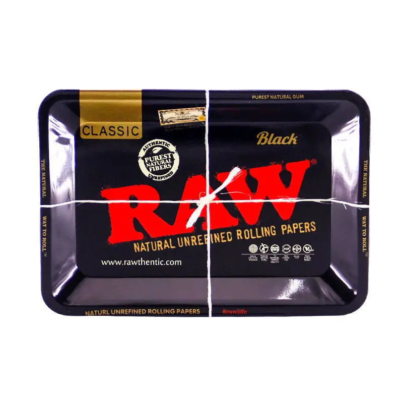 60MM Plastics Herb Grinder 2 layer Cigarette Spice Crusher With 18x12.5cm Metal Tobacco Rolling Tray Smoking Accessories