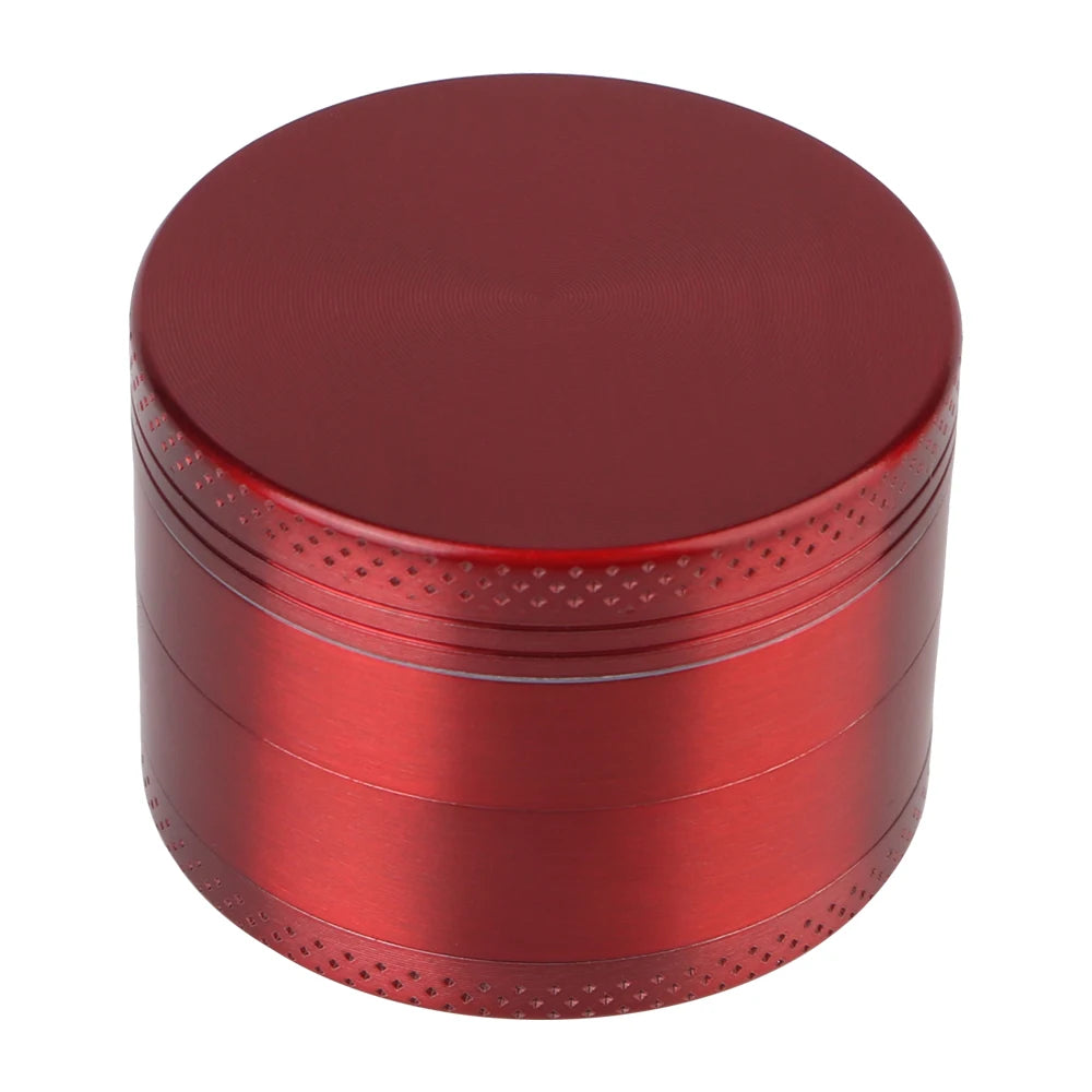 Spice Cutter Portable Aluminum Alloy Latest Lightning-Shaped Smoking Herb Cutter Hand Tools 40MM 50MM 4-Layer Tobacco Grinder