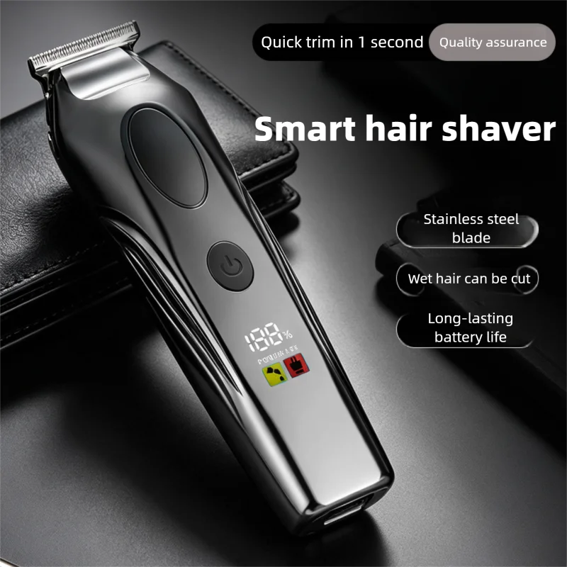 New Specialized Hair Cutting Set with Digital Display, Men's Electric Push Hair Salon, Household Carving, Oil Head, Push Hair cl