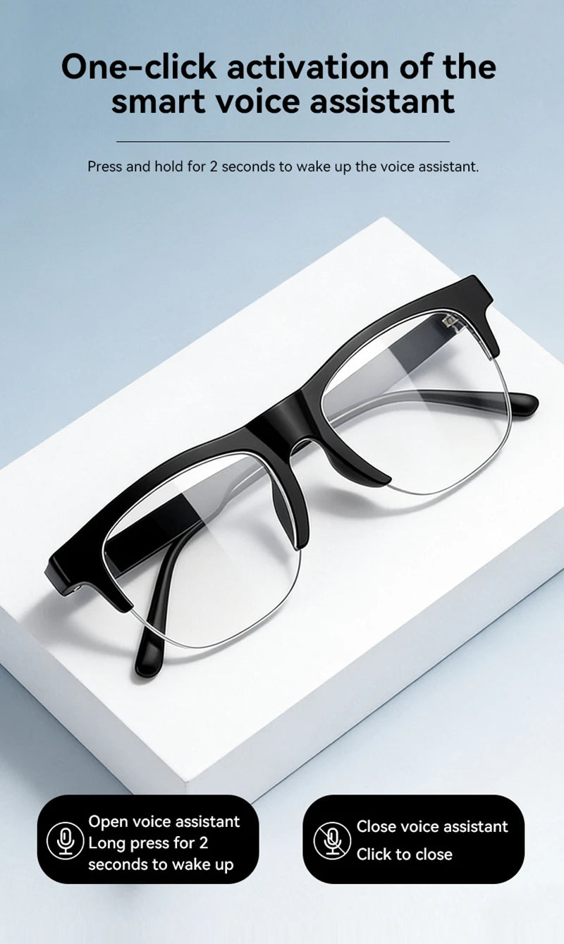 Lenovo AI Smart Glasses 8K Remote Control Touch Photo Camera Recording Translator Voice Assistant Wireless Bluetooth Eyewear