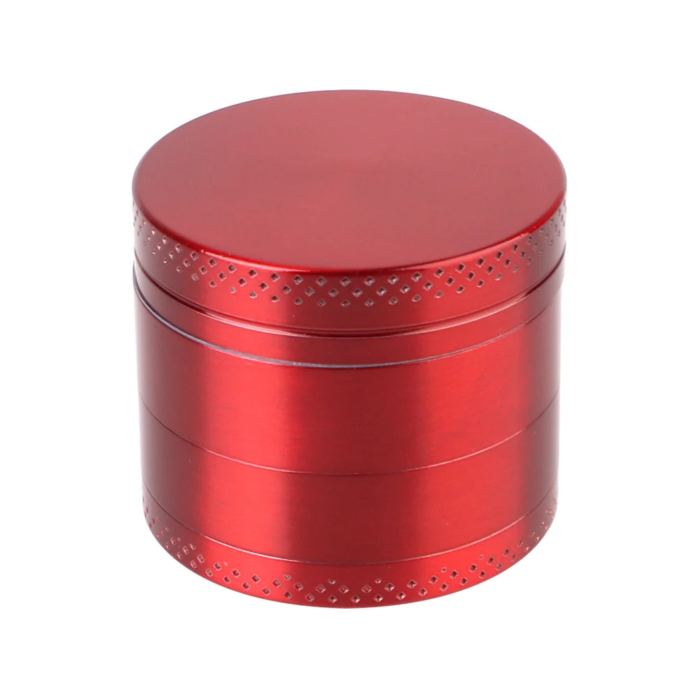 Spice Cutter Portable Aluminum Alloy Latest Lightning-Shaped Smoking Herb Cutter Hand Tools 40MM 50MM 4-Layer Tobacco Grinder