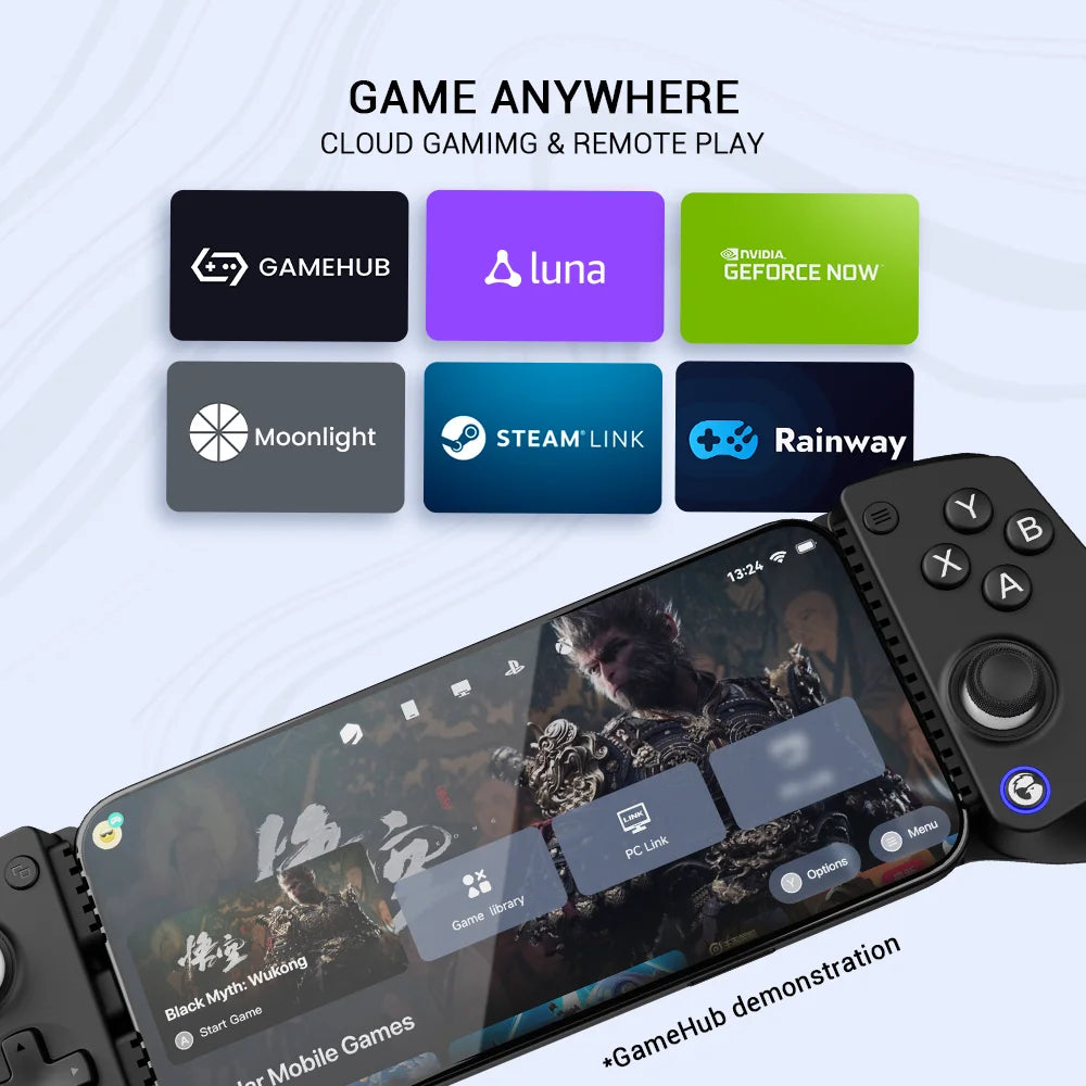 GameSir X5 Lite Mobile Gaming Controller for Android & iPhone 16/15, Hall Effect Joystick Portable Gamepad