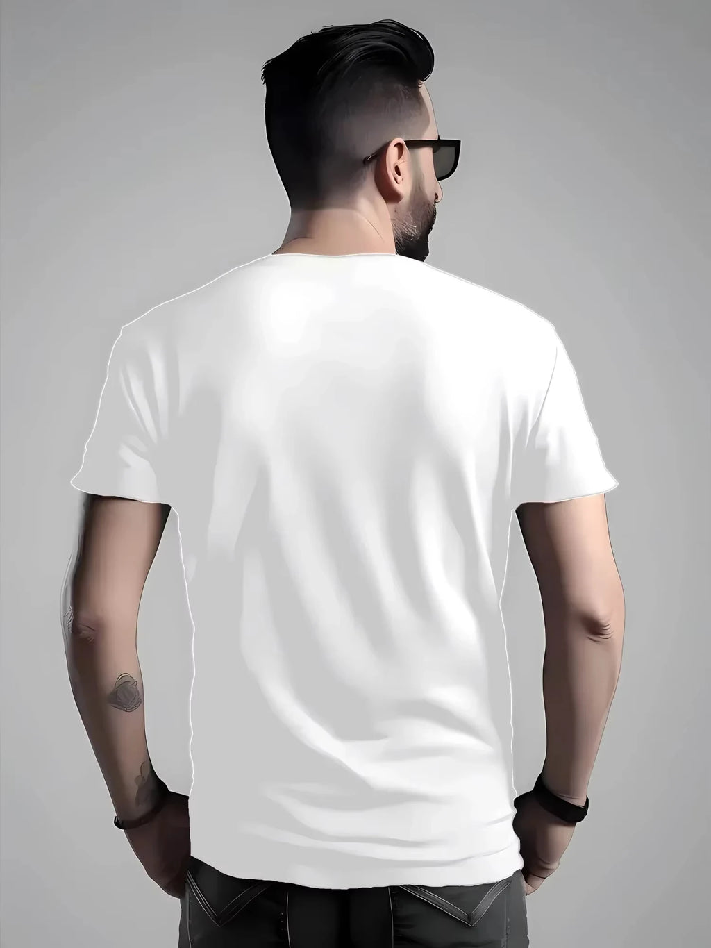 Summer 2026 New Brand Luxury Letter Pattern Printed Men's 100% Pure Cotton Short Sleeve Round Neck T-shirt