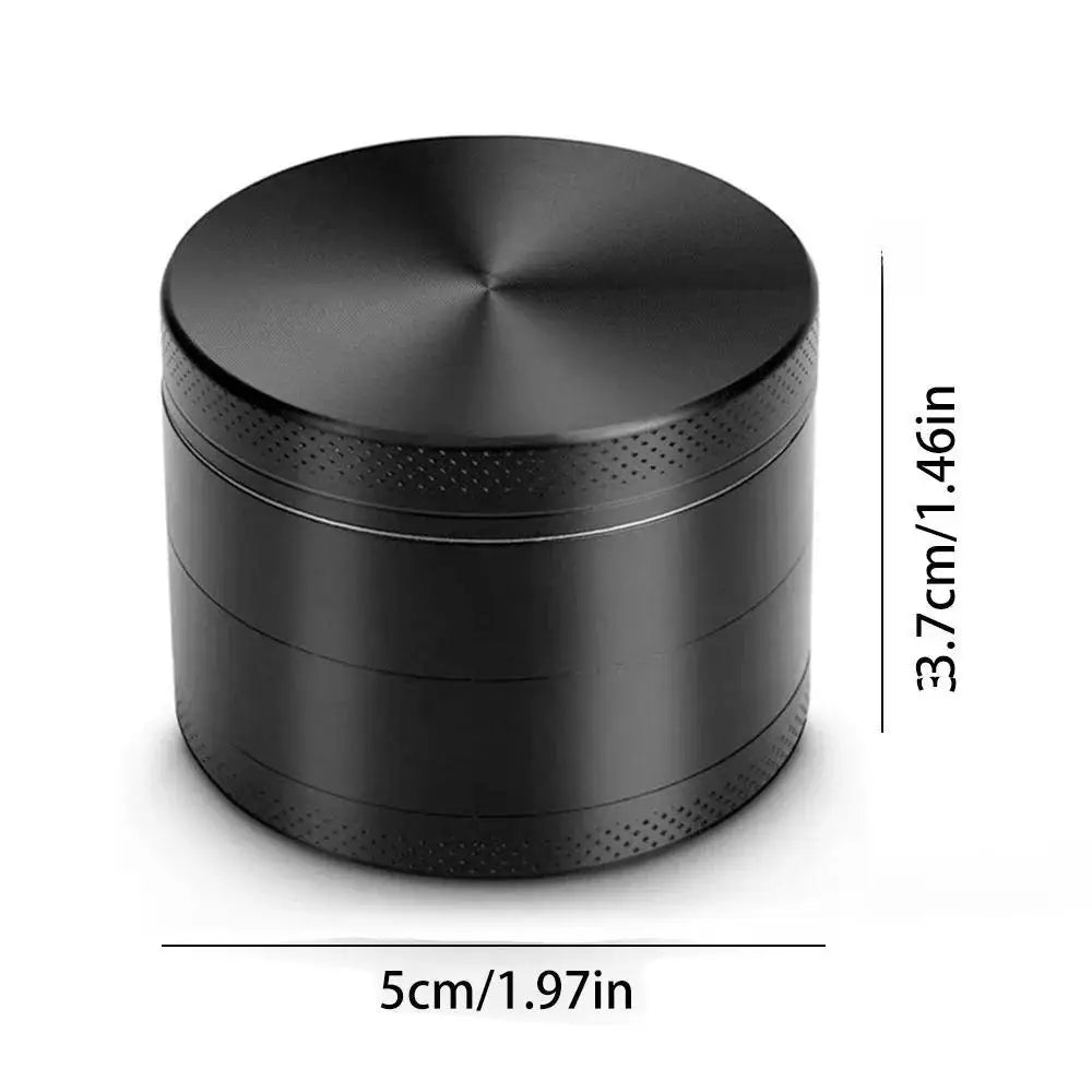 Metal Herb Grinder 4-layer Manual Spice Mill Pepper Mortar Bud Crusher Gift Grass Tobacco Grinder Smoking Cigarette Accessories