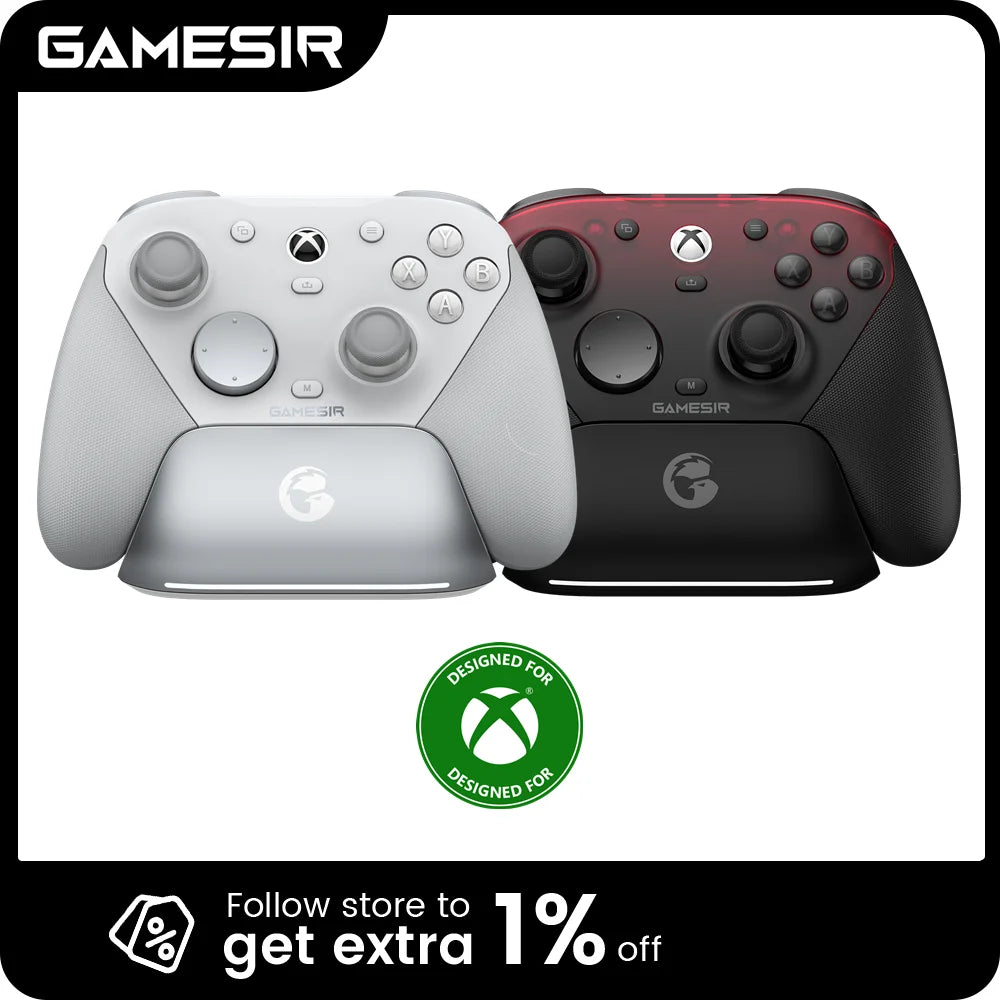 GameSir G7 Pro Xbox Series X|S Gaming Controller - TMR Sticks, Hall Effect Triggers, 1000Hz Polling, Smart Charging Station