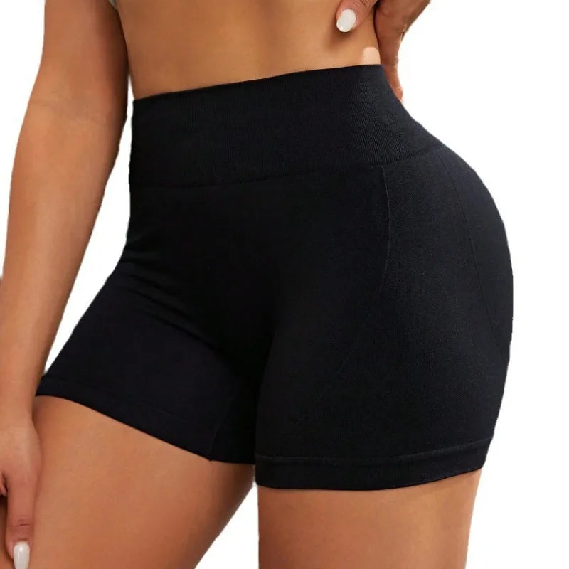 Summer Sexy Yoga Shorts for Women Gym Workout Running Pilates Training Shorts High Waist Stretchy Fitness Activewear Quick Dry