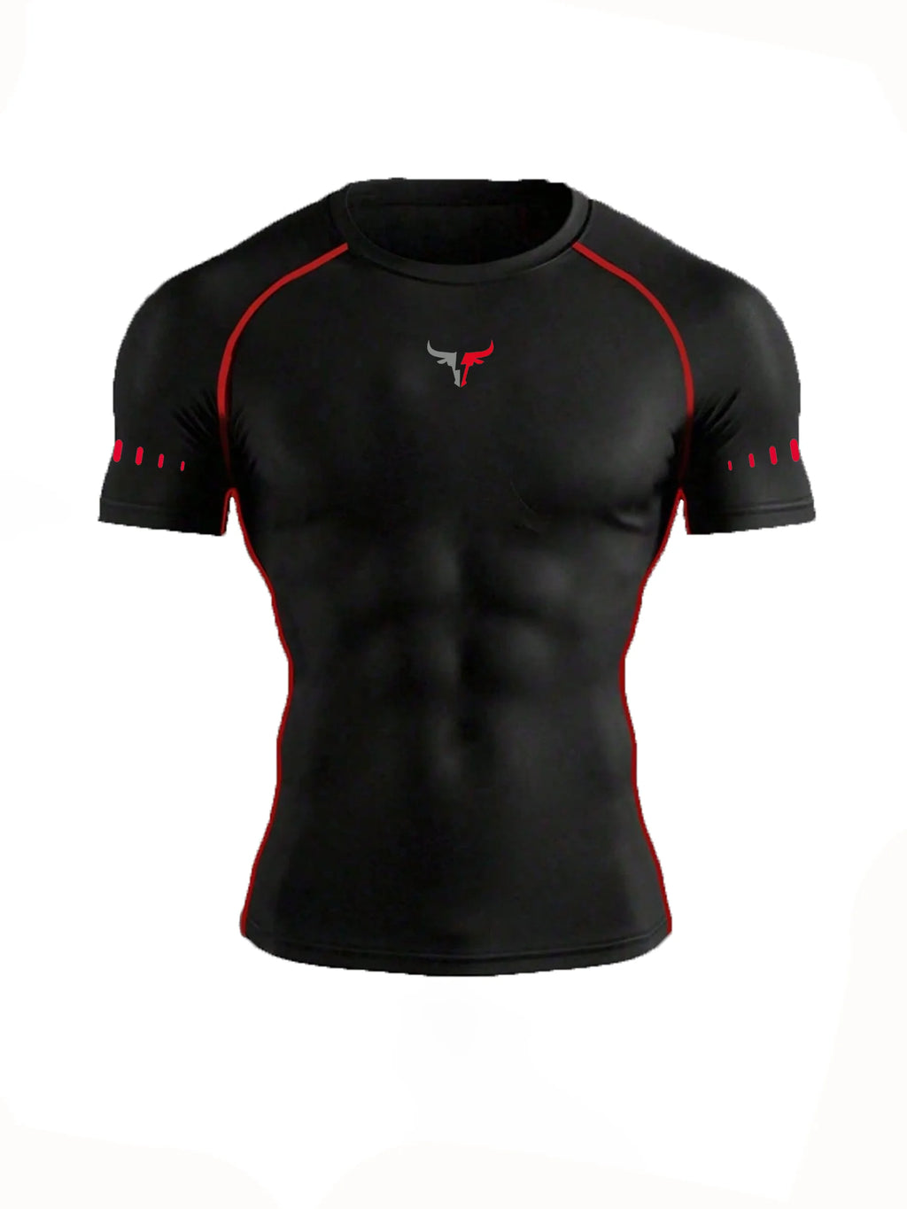 Men's Compression T-Shirt Quick Dry Breathable Elastic Gym Tee Multi Colors Available for All Seasons Running Fit Single Piece