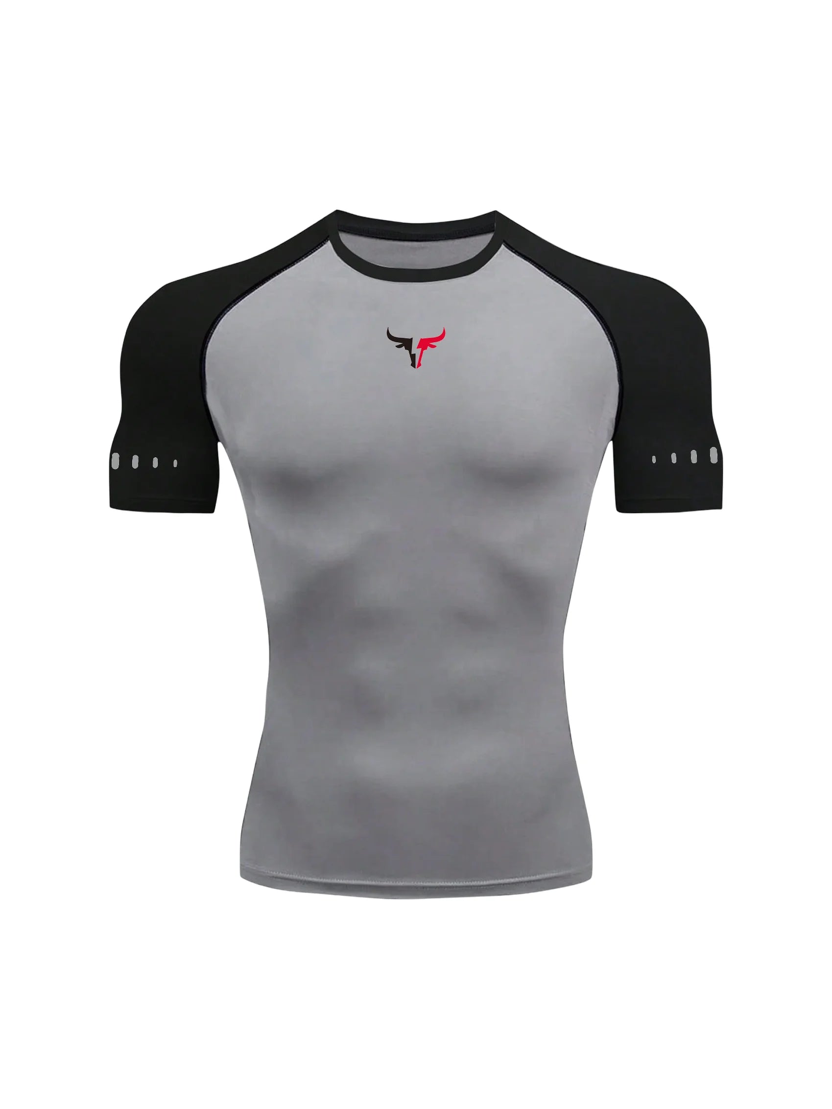 Men's Compression T-Shirt Quick Dry Breathable Elastic Gym Tee Multi Colors Available for All Seasons Running Fit Single Piece