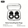 Reusable Silicone Noise Cancelling Ear Plugs for Sleep Study Work Soft Earplugs for Noise Reduction