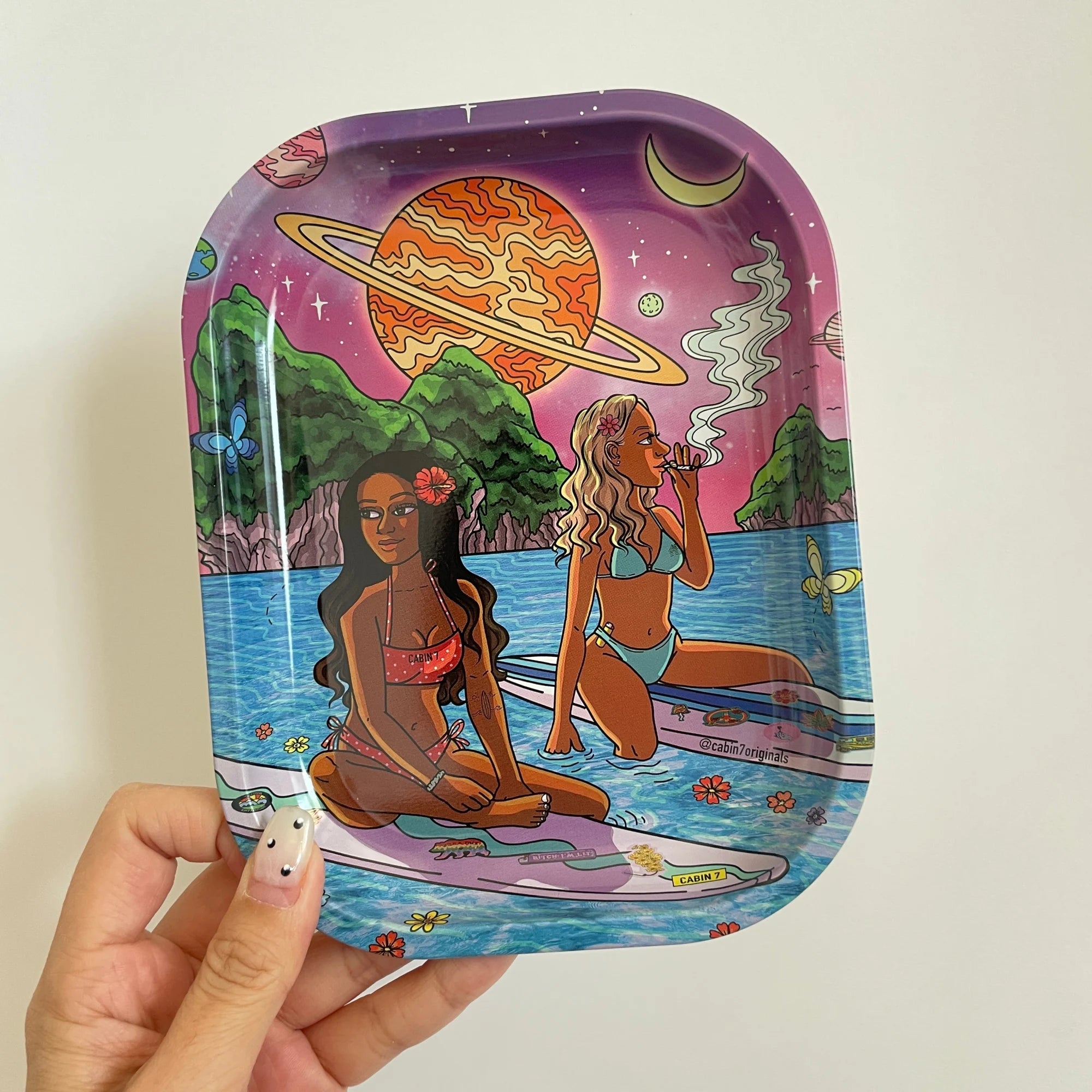 7x5.5inch Rolling Tray Tobacco Smoke Accessories