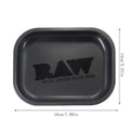 Matte Black Murder'd Cigarette Rolling Tray and Grinders