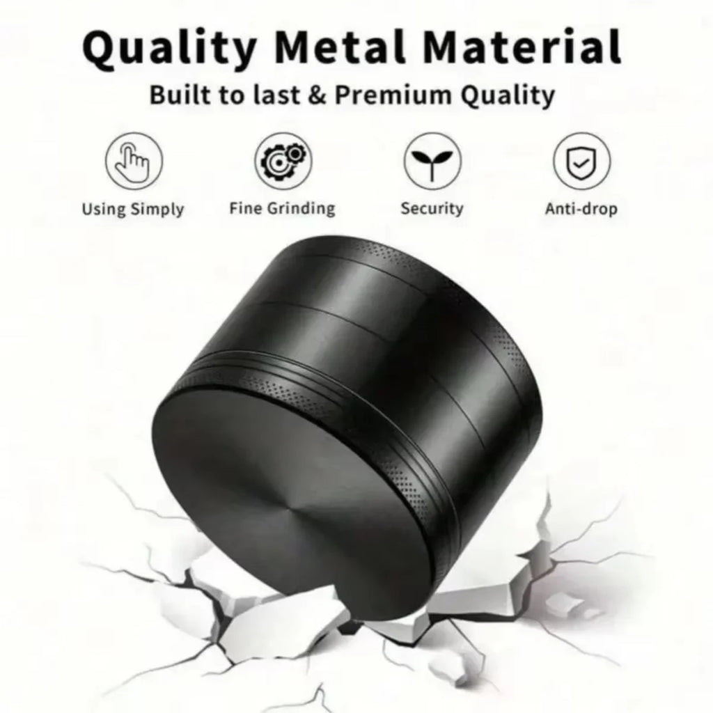 2inch Pink Herb Grinder Aluminum 4-Layer Manual Salt Mill Spice Pepper Mortar Tobacco Grass Grinder Cigarette Smoking Tool