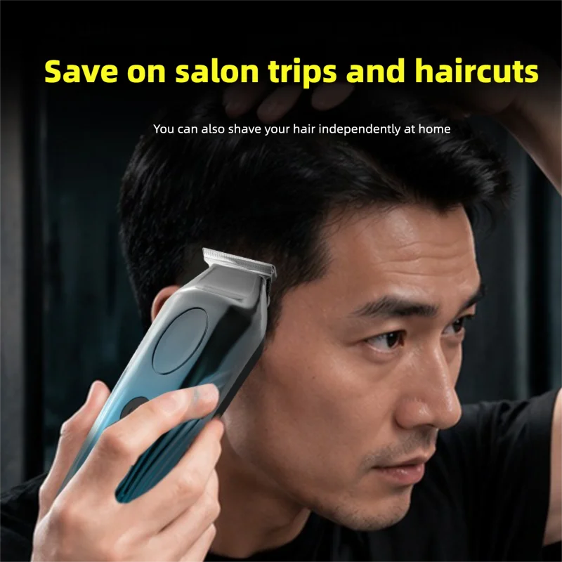 New Specialized Hair Cutting Set with Digital Display, Men's Electric Push Hair Salon, Household Carving, Oil Head, Push Hair cl