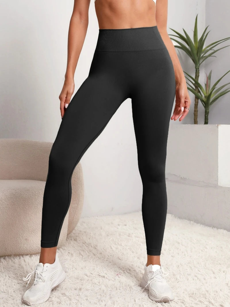 Women High Waist Butt Lifting Leggings Tummy Control Workout Pants Soft Stretchy Comfortable Yoga Running Sports