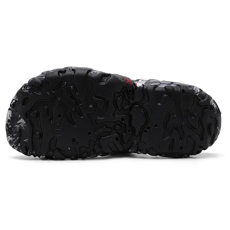 Summer Men Slippers Camouflage Platform Outdoor Clogs Shoe Women Beach Sandals Male Soft EVA Indoor Home Slides Big Size 46 47
