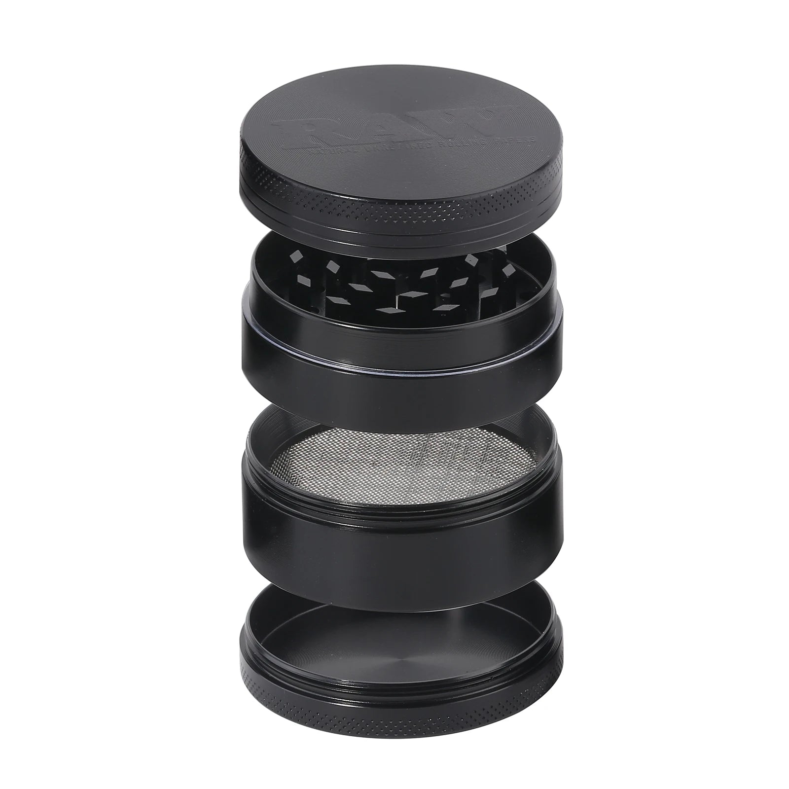 Matte Black Murder'd Cigarette Rolling Tray and Grinders