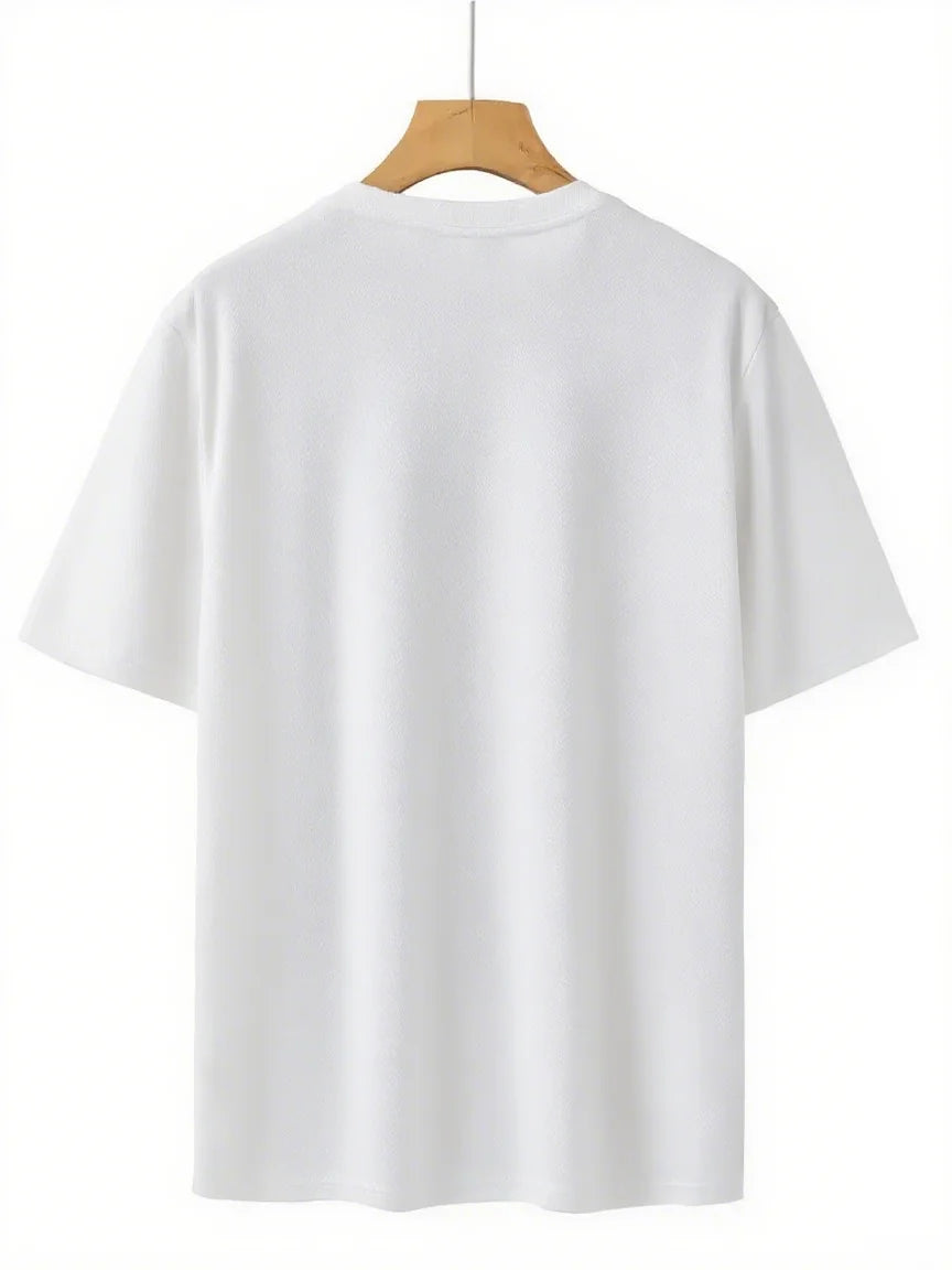 1-3 Pack Men's Quick Dry Mesh T-shirts, Casual Loose Fit Crew Neck Short Sleeve Tops for Sports & Daily Life