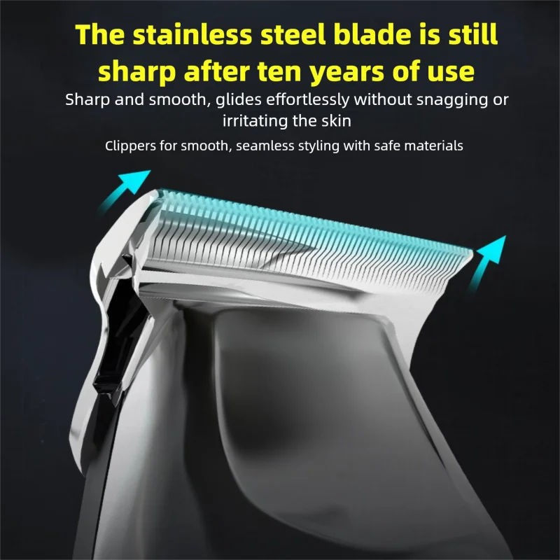 New Specialized Hair Cutting Set with Digital Display, Men's Electric Push Hair Salon, Household Carving, Oil Head, Push Hair cl
