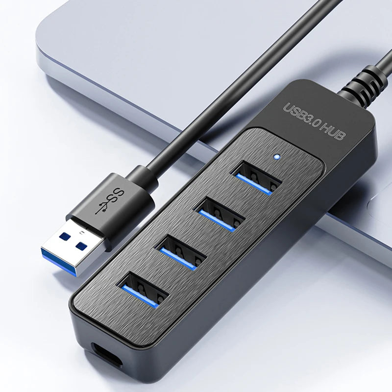 4 Ports USB 3.0 HUB High Speed Transmission USB 3.0 Splitter Adapter Multifunctional Type C USB 2.0 Expander For Laptop Computer
