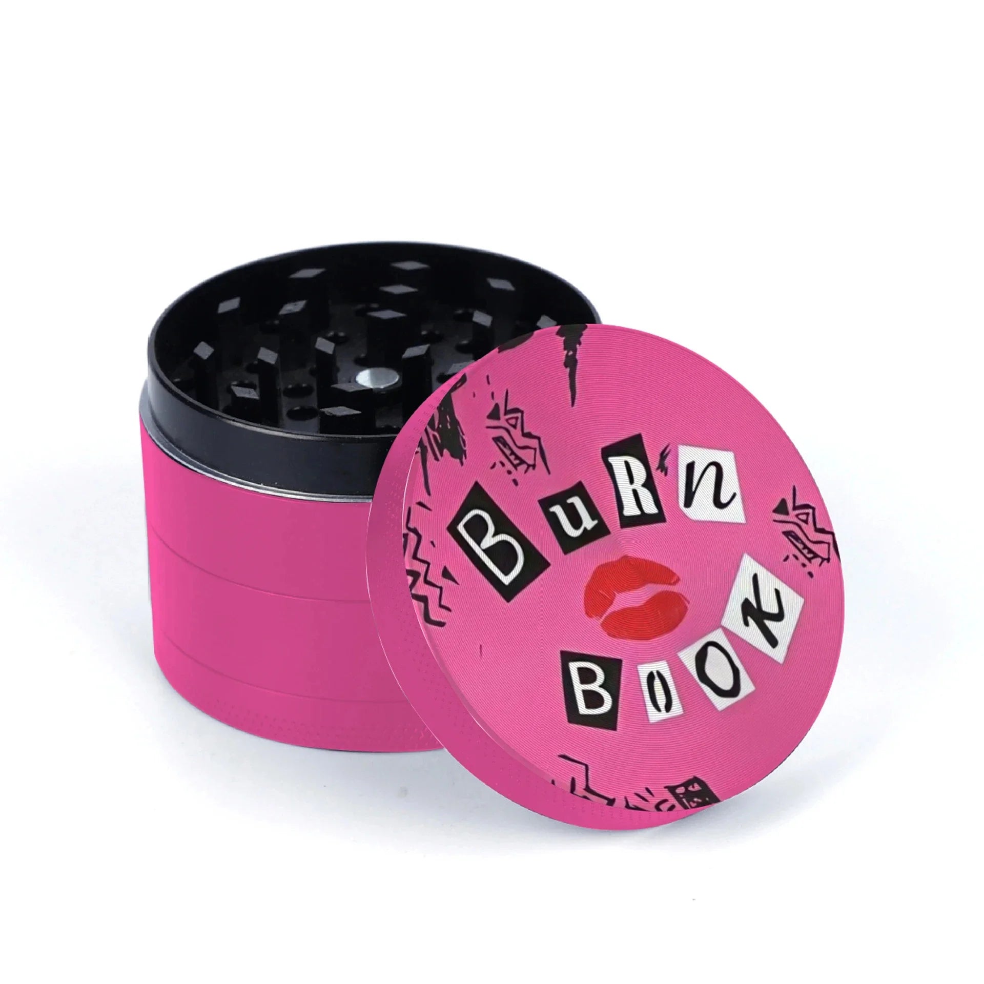 1/2 Pieces Burn Book Combo Rolling Tray and Metal Grinder 2inch
